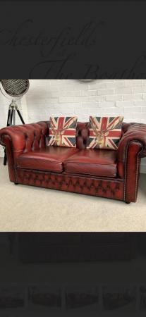 Image 2 of 2 seater SAXON Chesterfield sofa. 3 seater available.