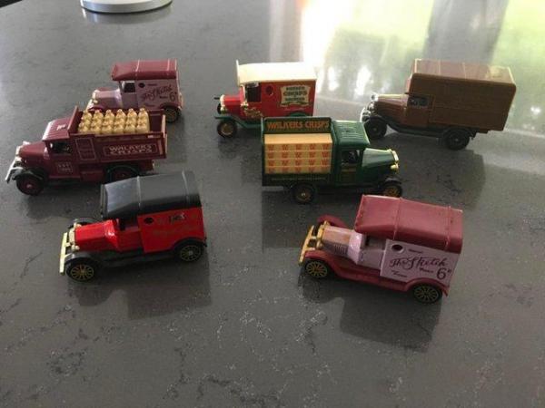 Image 2 of Seven Corgi toy van collection