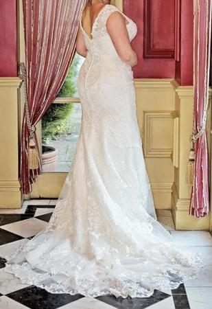 Image 2 of Wedding Dress & Veil size 12-14