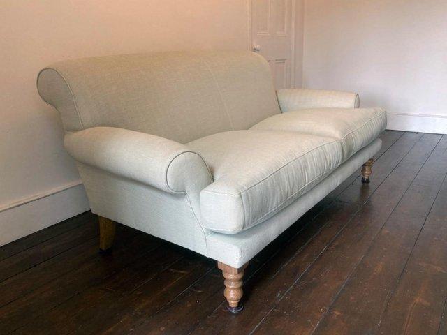 Preview of the first image of sofa com Saturday 2.5 Seat Sofa in gull coloured herringbone.