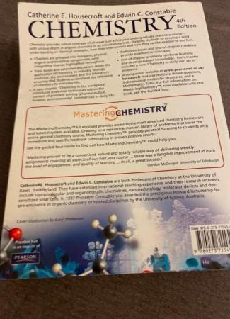 Image 1 of Chemistry 4th Edition Catherine E Housecroft & Edwin C Const