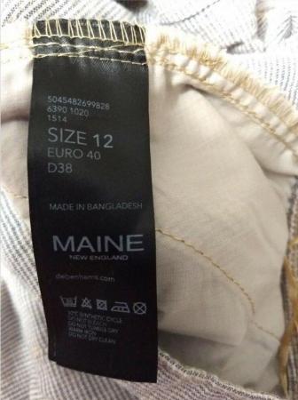 Image 8 of New Maine New England Women's Linen UK 12 Cropped Trousers