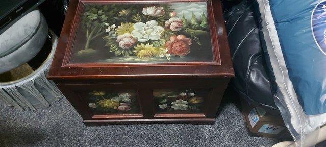 Image 3 of Hand painted cabinet  poss french