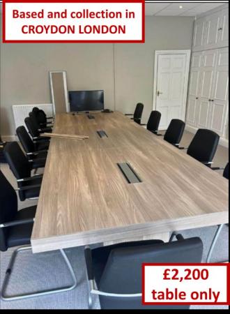 Image 4 of Office Boardroom Meeting COnference Table Desk