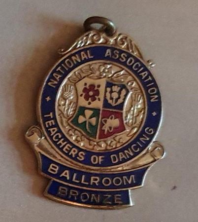 Image 1 of Ballroom Bronze dancing medal for sale