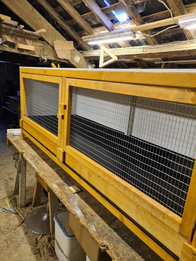 Preview of the first image of Indoor 6x2x2 foot hutch.