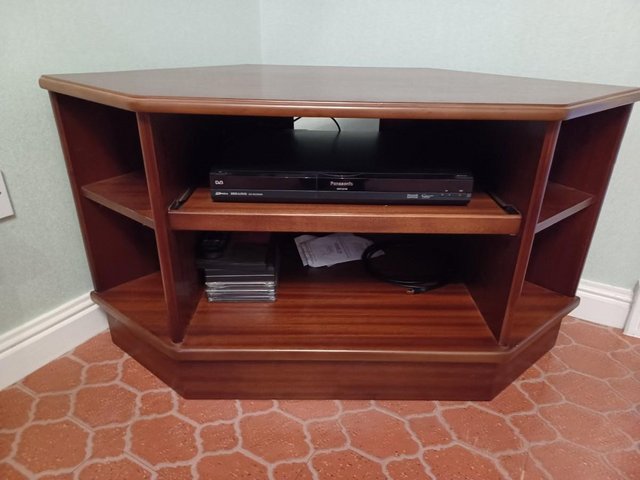 Preview of the first image of G Plan mahogany Corner TV Unit.