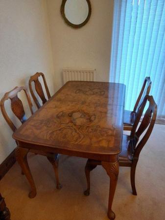 Image 1 of Table, Chairs, Bureau and Chest