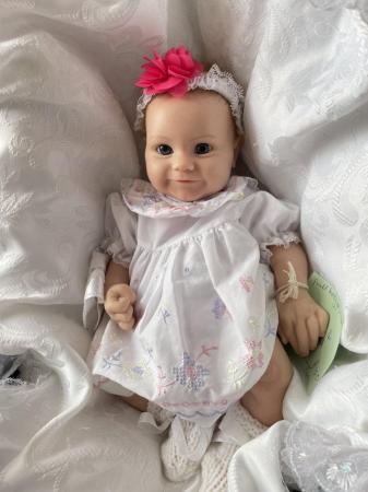 Image 3 of Beautiful Tiny Tara full bodied soft silicone girl doll