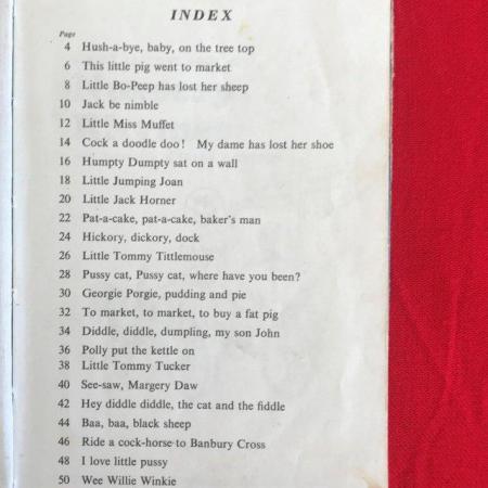Image 2 of Vintage 1970's 'A first Ladybrid book of Nursery Rhymes'.