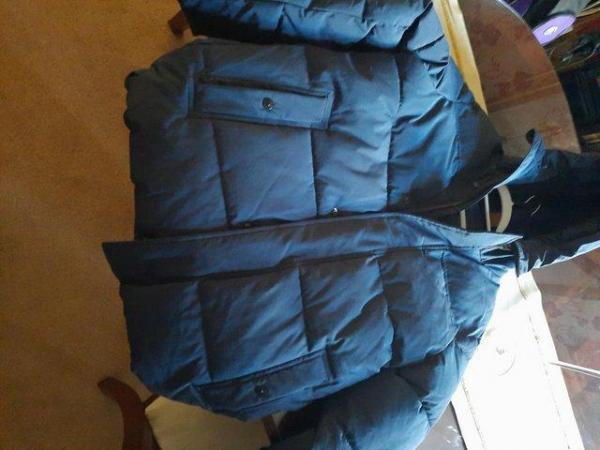 Image 1 of Men's M&S THERMOWARMTH BLUE COAT SIZE (LARGE)