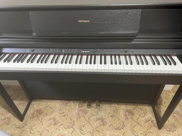 Image 1 of Roland LX705 Digital Upright Piano Charcoal Black LX 705