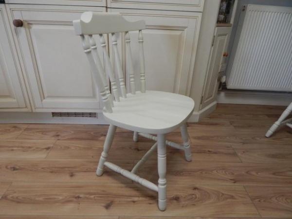 Image 9 of Vintage Pine Kitchen / Dining table & 4 chairs
