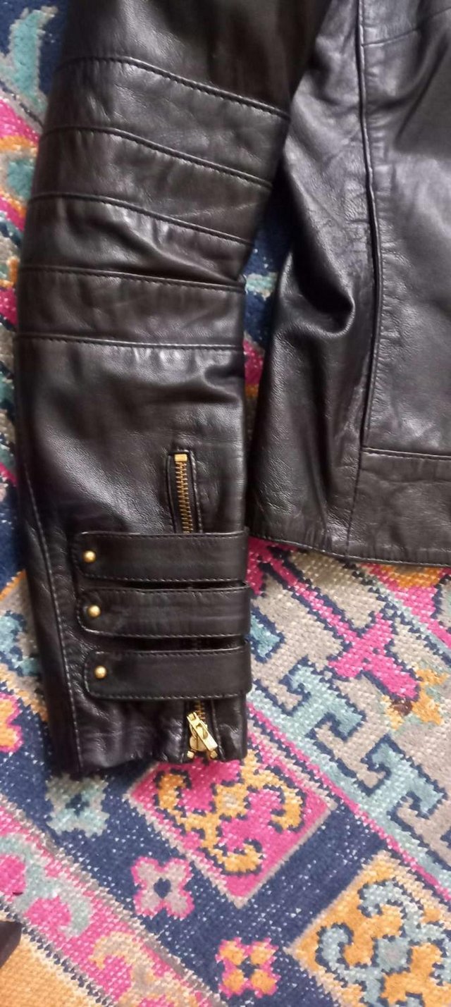 Preview of the first image of LEATHER Jacket . MANGO brand.