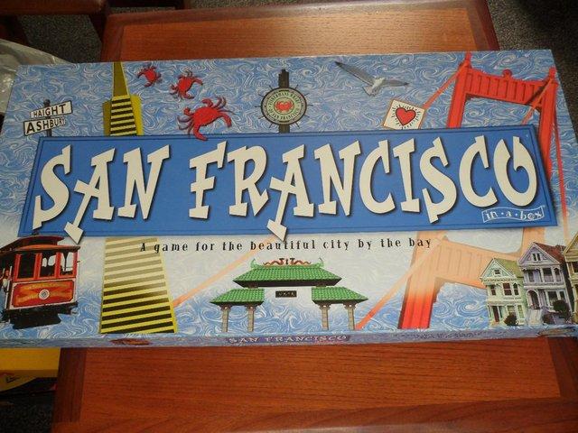 Preview of the first image of San Francisco Monopoly board Game.