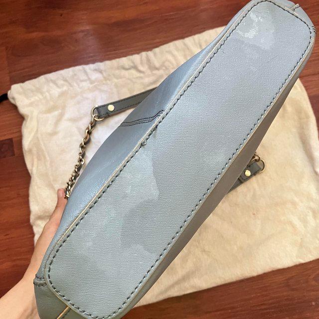 Preview of the first image of DKNY Dusty Blue Bryant Park Purse Bag.