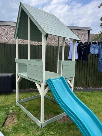 Image 1 of TP multi playhouse with slide