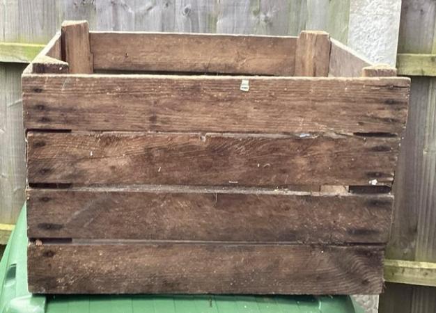 Image 3 of Wooden crate useful for planters