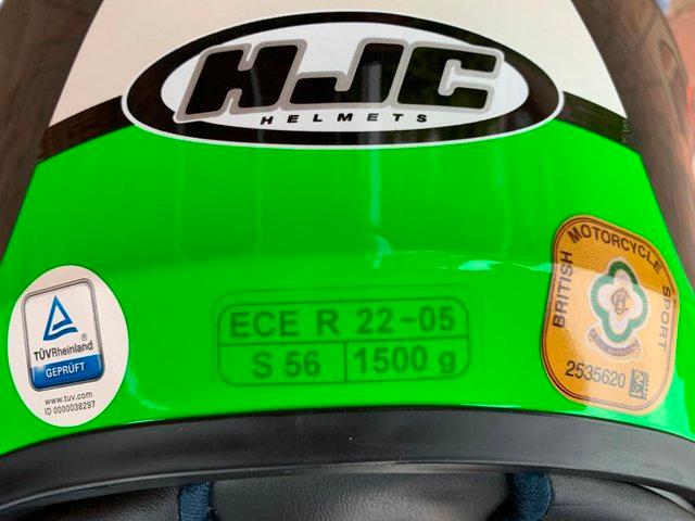 Preview of the first image of For sale Used HJC motorbike helmet.