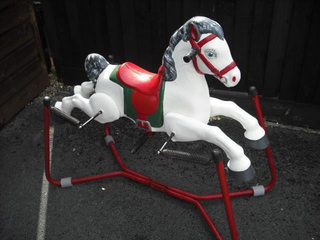 Preview of the first image of Mobo Rocking horse , 1950's......