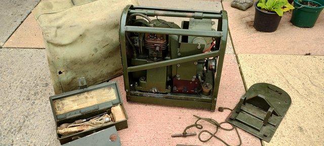 Image 1 of Ex military generator with cover