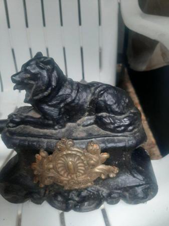 Image 2 of FRENCH FIRE DOGS WITH ATTRACTIVE GOLD DETAIL