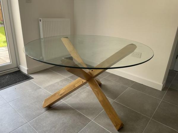 Image 2 of Tempered glass dining table
