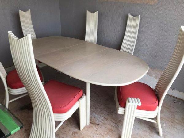 Image 3 of G plan dining table and six chairs