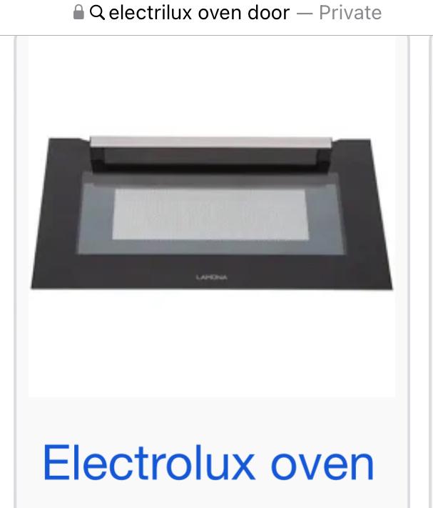 Preview of the first image of Electrolux Oven Outer Door.
