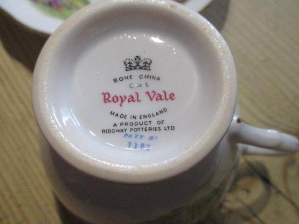 Image 3 of Cup & Saucer Royal Vale China