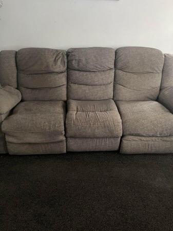 Image 1 of oakland furniture 2 and 3 seater recliner