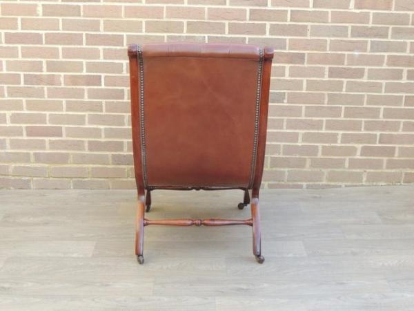Image 11 of Chesterfield Vintage Slipper Chair on Castors (UK Delivery)