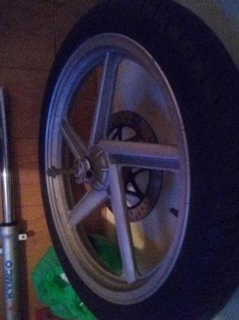 Image 3 of Wheel 125cc + tyre + disc, nearly new condition
