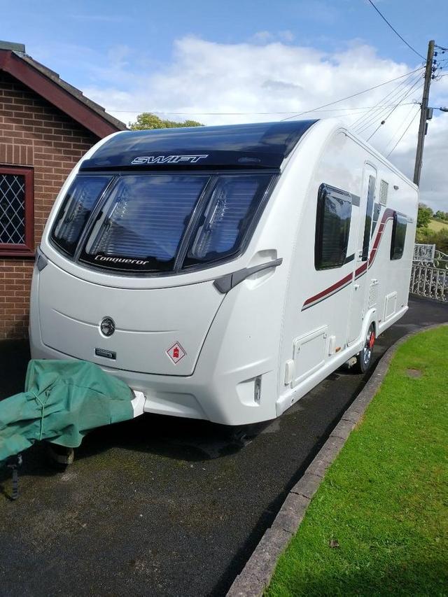 Preview of the first image of Swift Conqueror 565 Twin Bed Caravan 2016.