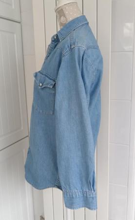 Image 4 of A (Reject) Levi Strauss Denim Shirt Size Small.