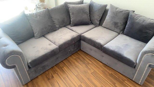 Preview of the first image of new corner sofa series available for sale.