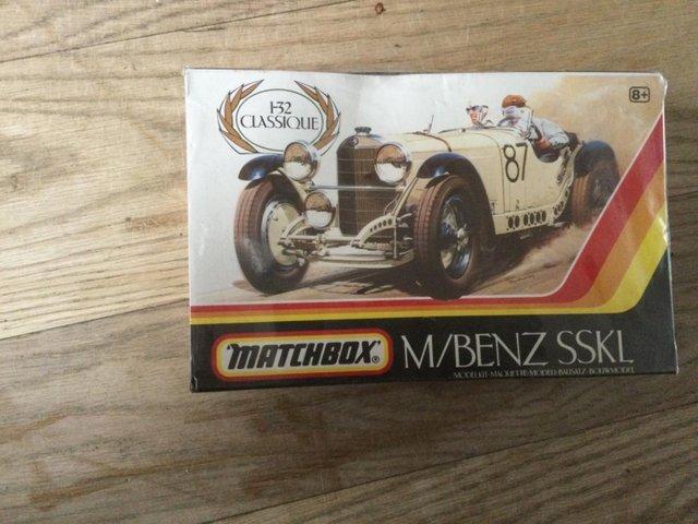 Preview of the first image of Matchbox Mercedes Benz SSKL unopened..