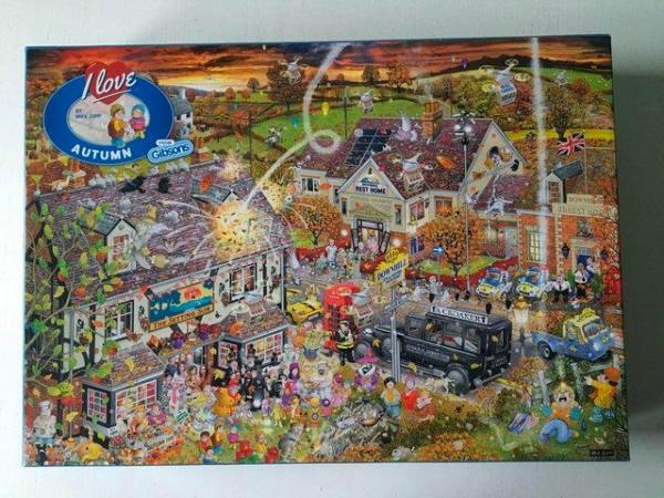 Image 2 of Gibson 1000 piece jigsaw titled 'I Love Autumn'