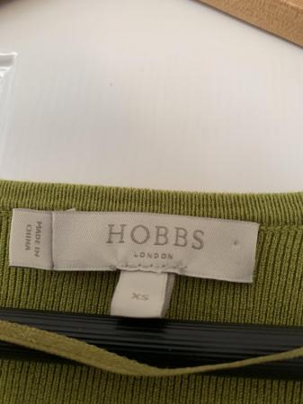 Image 3 of Bolero style cardigan olive green. Hobbs. Size xs