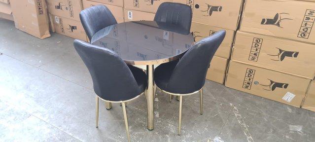 Image 1 of Wooden Dining Table With Sets in Stock Sale??