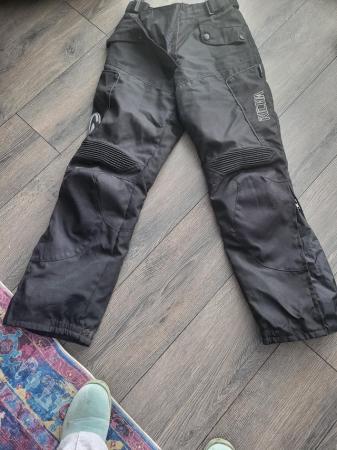 Image 3 of Motorbike jacket and pants size 10/12