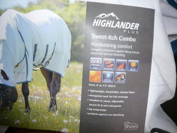 Image 5 of Shires Combo sweet itch /fly rugs