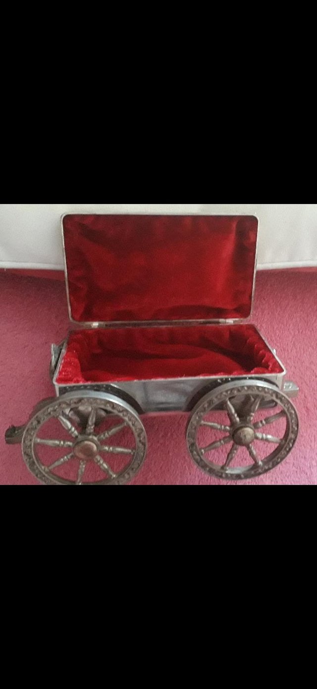 Preview of the first image of Silver plated vintage carriages for sale.