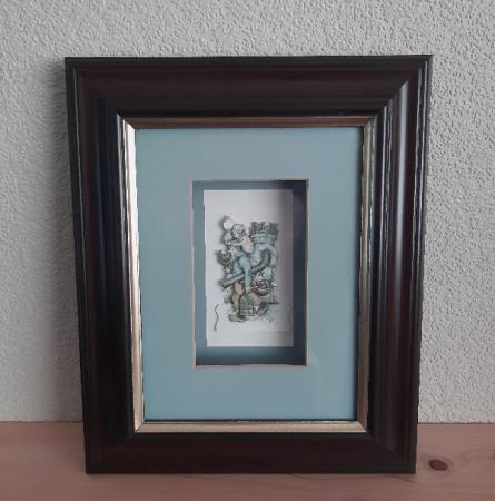 Image 4 of 3 Lovely 3D Pictures In Mahogany Frames
