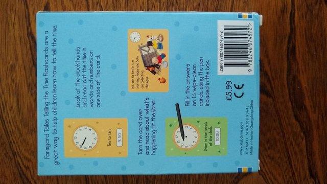 Image 1 of Usborne Farmyard Tales – Telling the Time flashcards