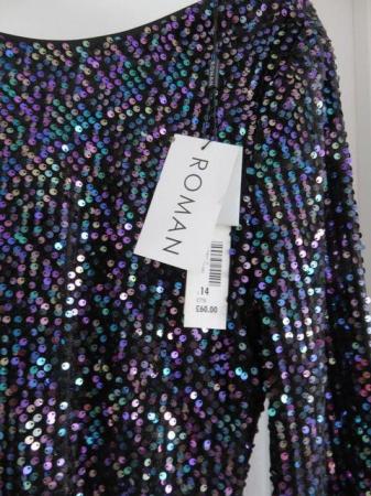 Image 2 of Roman sequinned dress in size14