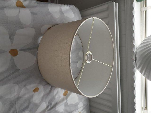 Preview of the first image of Large Light green Lamp Shade for sale.
