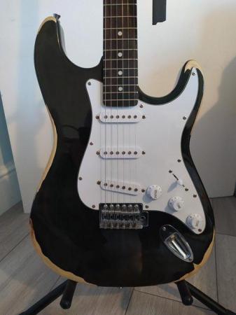 Image 3 of Stratocaster copy (given a unique vintage/worn look)