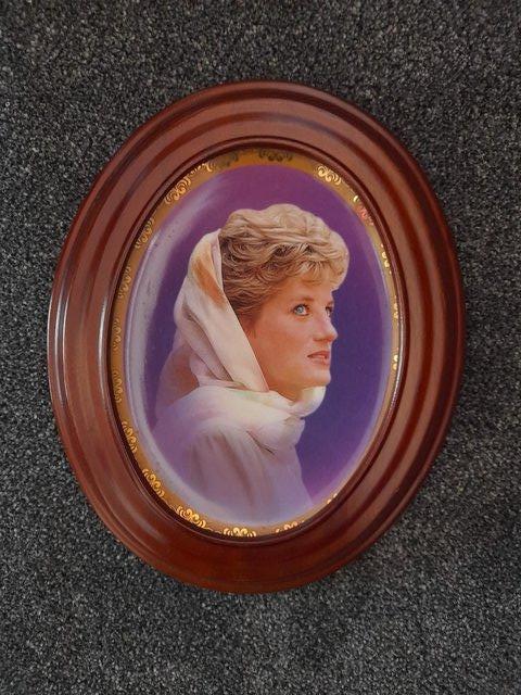 Preview of the first image of Lady Diana Plate in lovely surround ..
