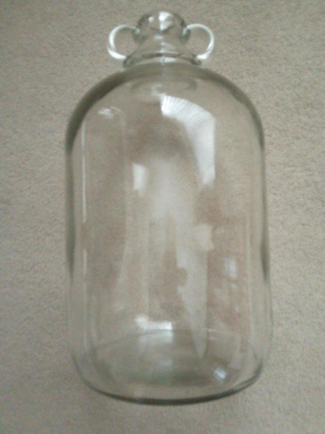 Preview of the first image of Glass Demijohn for wine making..